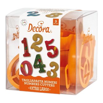 Vykrajováka číslice 9ks 7,5cm - Decora