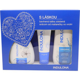 Indulona Dárková sada tělové péče Original s bavlněnou taškou unisex