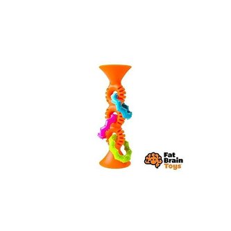 Fat Brain chrastítko pipSquiz Loops oranžové