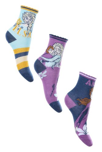 SADA 3 KS PONOŽKY FROZEN - velikost 27-30