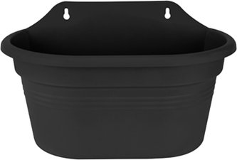 Obal Green Basics Wall Basket Medium - living black 30 cm