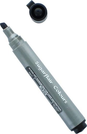 Jedlý fix silný Sugarflair Black