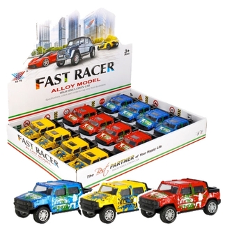 Kovové terénní autíčko - pull back