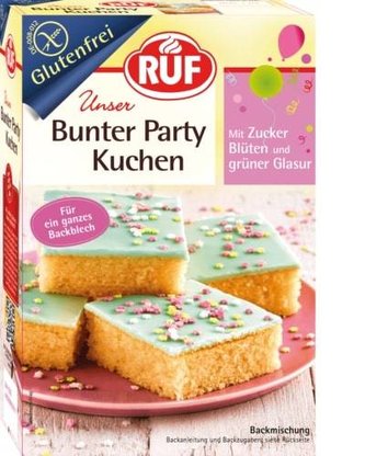Směs na bezlepkový dort barevná párty - RUF