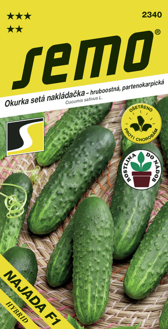 Okurka nakl. - Najada F1 partenokarpická hr 1,5g