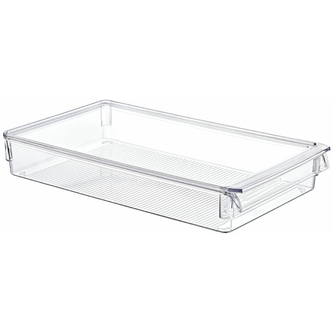 Organizér do ledničky 36x20,5x5cm s víkem  CLEAR