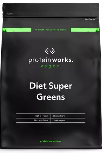 Diet Super Greens - The Protein Works - granátové jablko a brusinky - 250 g
