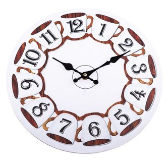 Dřevěné nástěnné hodiny, 0/12
