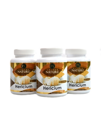Golden Nature - Hericium 30% polysacharidů 300 kapslí