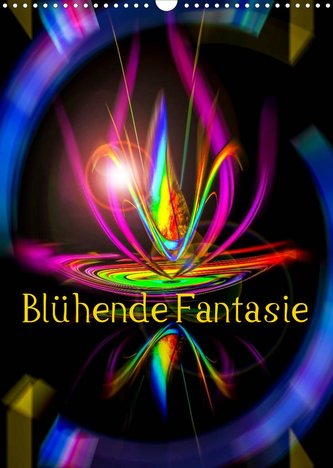 Blühende Fantasie - Digitalkunst (Wandkalender 2023 DIN A3 hoch)