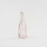 Závěsný skleněný svícen - fialové barvy - tvar láhve 0/24