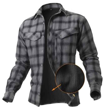 Zateplená košile Ezmar+ šedá Velikost: M