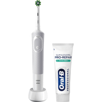 Oscilační zubní kartáček ORAL B Vitality D103 Wh.+zubní pasta