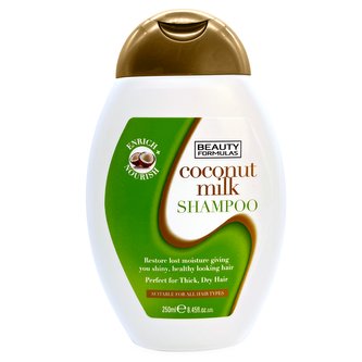 Beauty Formulas Šampón s kokosovým mlékem pro husté suché vlasy 250ml