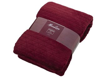 DEKA DIAMANTOVÁ 160X210CM BORDOVÁ