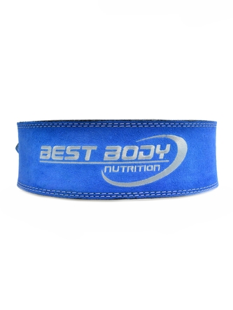 Best Body nutrition - Opasek powerlifting modro šedý B kvalita - velikost XL