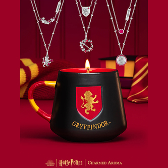 Vonná svíčka Harry Potter - Nebelvír (+náhrdelník) 326g