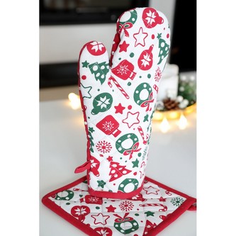 HOME ELEMENTS Kuchyňská chňapka s magnetem 18*32 cm, Sladkosti
