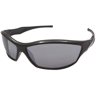 Brýle polarizační šedé zrcadlové s černými obroučky