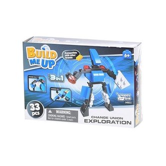 BuildMeUP stavebnice - Robot 3v1 33-40ks v krabičce BuildMeUP stavebnice - Robot 3v1 33-40ks v krabičce