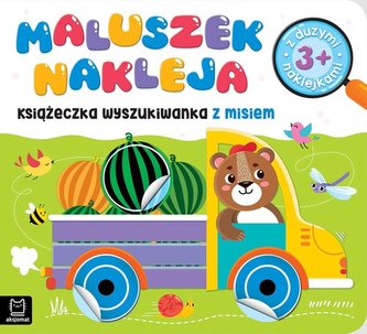 Maluszek nakleja Książeczka wyszukiwanka z misiem z dużymi naklejkami 3+ Maluszek nakleja Książeczka wyszukiwanka z misiem z dużymi naklejkami 3+