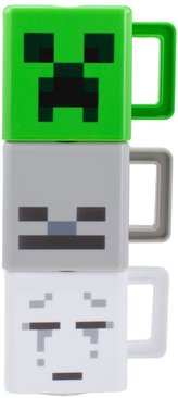 Set 3 kusů plastových hrníčků Minecraft: Příšery (objem 250 ml)