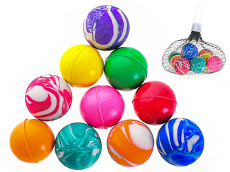 Hopík 2,5cm různé barvy, v síťce