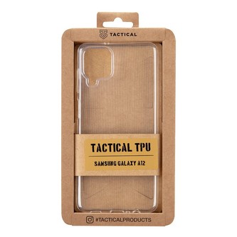 Tactical TPU kryt Samsung Galaxy A12 čirý