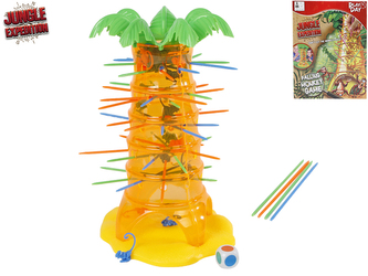 Jungle Expedition hra padající opice v krabičce