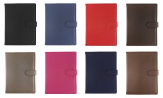 Kalendarz 2023 B5 dzienny z zapięciem ekoskóra mix