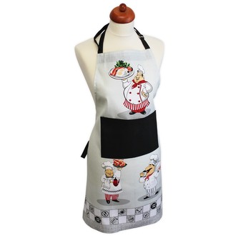 HOME ELEMENTS Kuchyňská zástěra 60*80 cm, Chef