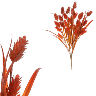 Chmel, oranžová barva.