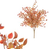 Listí podzimní, oranžová barva.