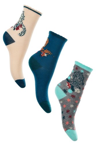 SADA 3 KS PONOŽKY FROZEN - velikost 31-34