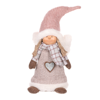 Andělka, látková dekorace.