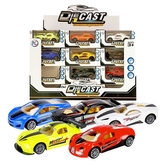 Kovové závodní auto