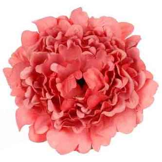 Pivoňka, barva terakotová, vazbová umělá květina. Cena za 1 sáček (6ks)