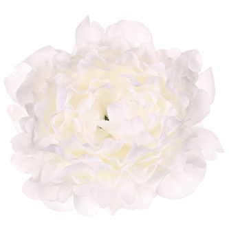 Pivoňka, barva bílá, vazbová umělá květina.  Cena za 1 sáček (6ks)