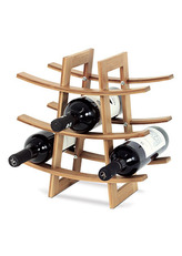 Stojan na víno, bambusový