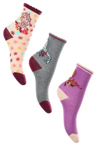 SADA 3 KS PONOŽKY FROZEN - velikost 23-26