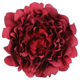 Pivoňka, barva bordó, vazbová umělá květina. Cena za 1 sáček (6ks)