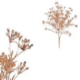 Travina kvetoucí, barva zlatá matná.