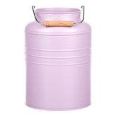 Váza kovová, světle fialová barva.