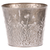 Obal na květiny kovový - barva světle  měděná.