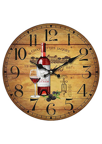 Hodiny nástěnné MDF, 34cm