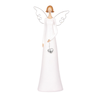 Anděl se svítícími křídly, polyresin.