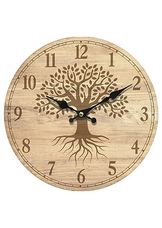 Hodiny nástěnné MDF, 34cm