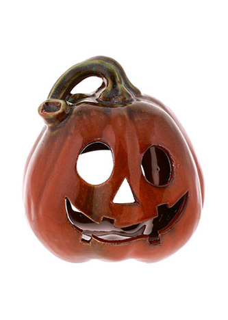 Dýně keramická - svícen na čajovou svíčku.