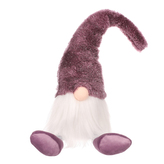 Skřítek, visící nohy, vánoční látková dekorace.