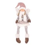 Andělka, visící nohy, látková dekorace.